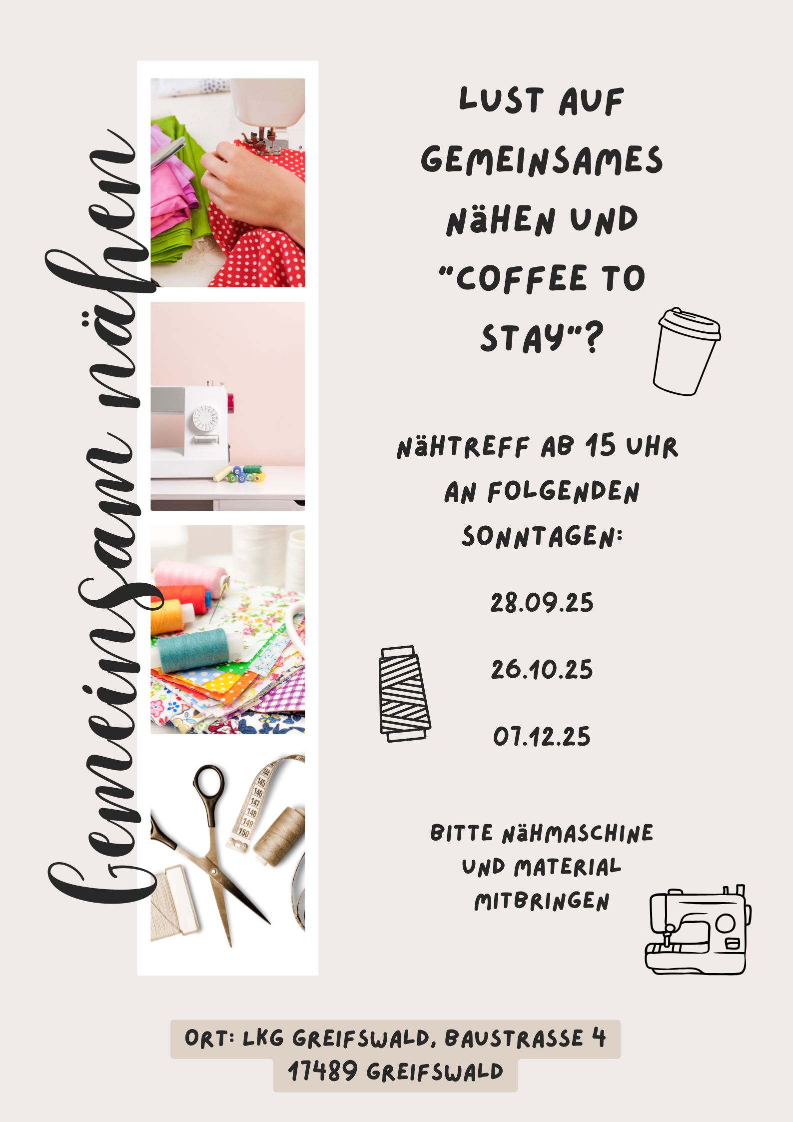 Gemeinsam Nähen